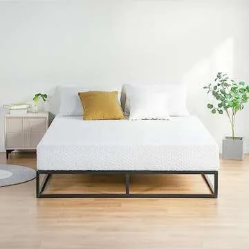 Modern Metal Bed Frame by Olee Sleep - Full Size