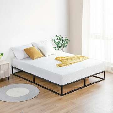 Modern Metal Bed Frame by Olee Sleep - Full Size
