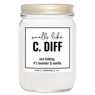 C. Diff Registered Nurse Candle - 8 Oz Gift Idea