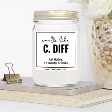 C. Diff Registered Nurse Candle - 8 Oz Gift Idea