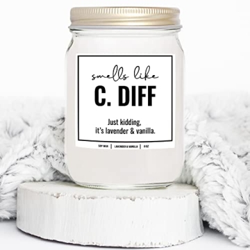 C. Diff Registered Nurse Candle - 8 Oz Gift Idea