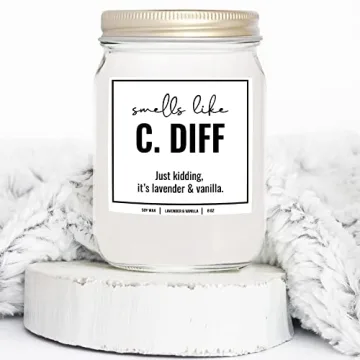 C. Diff Registered Nurse Candle - 8 Oz Gift Idea