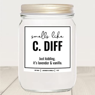 C. Diff Registered Nurse Candle - 8 Oz Gift Idea