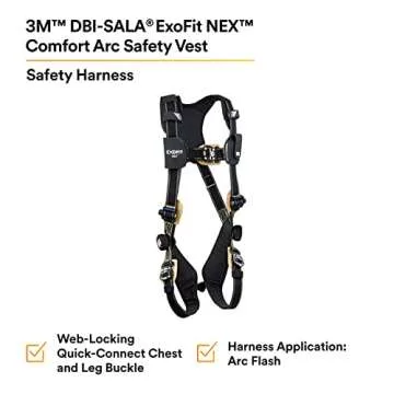 3M DBI-SALA ExoFit NEX Arc Flash Harness with Tech-Lite D-Ring