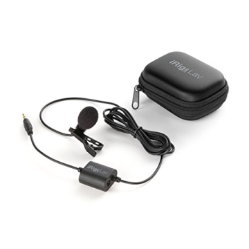 IK Multimedia iRig Mic Lav - Omnidirectional Lavalier Microphone with TRRS Jack