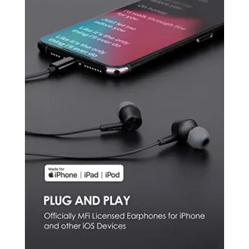 PALOVUE MFi Lightning Earbuds for iPhone - Superior Sound