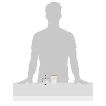 12oz Hard Plastic Party Cups – Perfect for Home, Office, Bars, Weddings, Showers, Birthdays, Anniversaries, and Parties! Durable & Stylish Old Fashioned Tumblers (Gold Glitter with gold rim, 100 Pack)