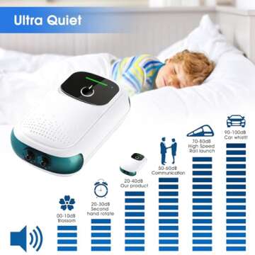 KEDSUM USB Rechargeable Aquarium Air Pump for All Tanks