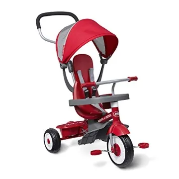 Radio Flyer EZ Fold 4-in-1 Stroll N Trike for Infants and Toddlers - Versatile Stroller and Tricycle...