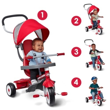 Radio Flyer 4-in-1 Stroll 'N Trike for Infants to 5 Years