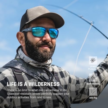 TOREGE Polarized Sunglasses for Sports and Outdoor Activities