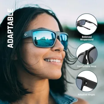 TOREGE Polarized Sunglasses for Sports and Outdoor Activities