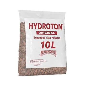Hydroton Original Clay Pebbles - 10 Liter | Lightweight Expanded Clay Aggregate Made in Germany