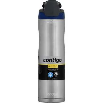 Contigo Steel Water Bottle, 24 oz, SS Monaco