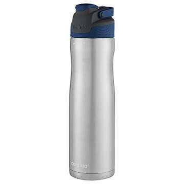 Contigo Steel Water Bottle, 24 oz, SS Monaco
