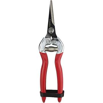 gonicc Professional Micro-Tip Pruning Snip (GPPS-1008), Small Garden Hand Pruner & shears For Arranging Flowers, Trimming Plants & Hydroponic Herbs, And Harvesting Fruits & Vegetables.