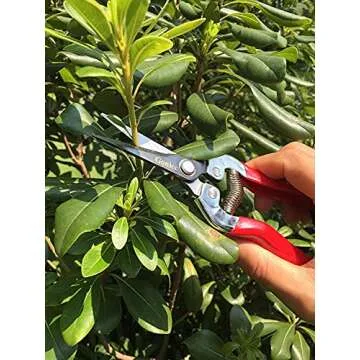 gonicc Professional Micro-Tip Pruning Snip (GPPS-1008), Small Garden Hand Pruner & shears For Arranging Flowers, Trimming Plants & Hydroponic Herbs, And Harvesting Fruits & Vegetables.