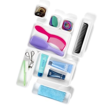 Madesmart 8-Piece Interlocking Bin Pack for Home Organization