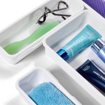 Madesmart 8-Piece Interlocking Bin Pack for Home Organization