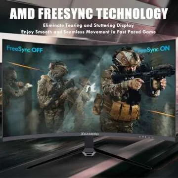 XGaming 27 Inch Curved Monitor 2K 165Hz 1500R, QHD 2560 x 1440p Gaming Computer Display, 16:9 HDMI, 1ms, FreeSync, 99% sRGB, Eye Care HDR PC Screen Built-in Speakers, VESA, Tilt Adjustable
