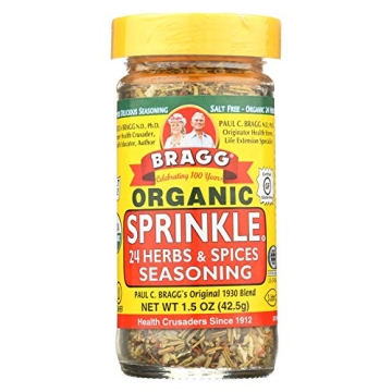 Bragg Organic Sprinkle - 24 Herbs & Spices - 1.5 Oz for Flavorful Cooking