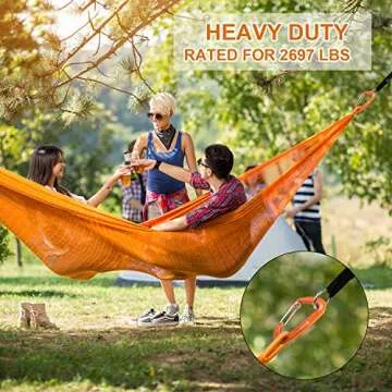 12KN Heavy Duty Carabiner Clips for Outdoor and Everyday Tasks