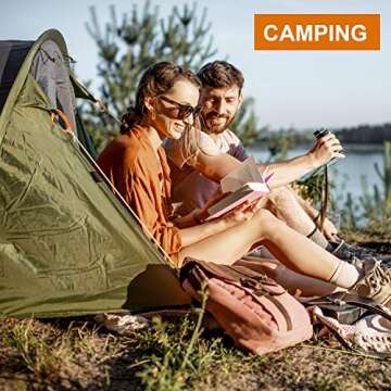 12KN Heavy Duty Carabiner Clips - 3.2'' Small Carbineers for Hiking Camping Hammocks Keys Keychains Dog Leashes - Ideal for Outdoor Enthusiasts