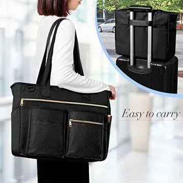Fasrom Nurse Tote Bag with Laptop Sleeve for Professionals