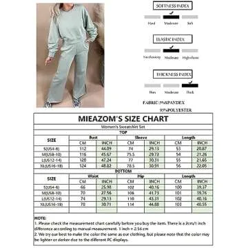 Stylish Mieazom Two Piece Sweatsuit for Women