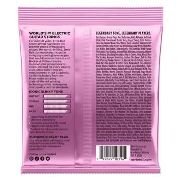 Ernie Ball Mega Slinky Nickel Wound Electric Guitar Strings, 10.5-48 Gauge (P02213)