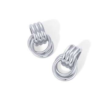 PAVOI Chunky Geometric Dangle Earrings for Women