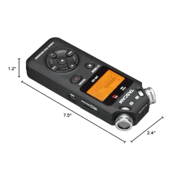Tascam Portable Studio Recorder for High-Quality Audio Capture