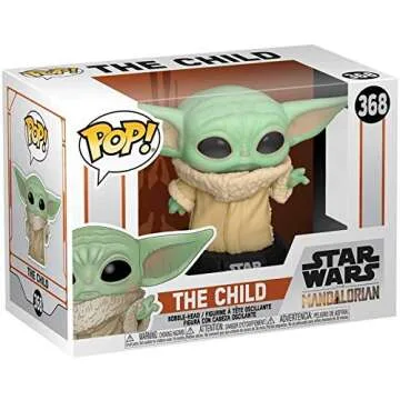 Funko POP! Star Wars The Mandalorian Baby Yoda Vinyl Figure with Protector