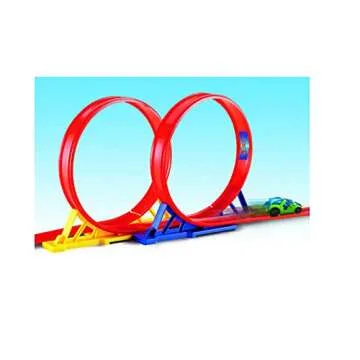 Maisto Double Loop Challenge Playset - Exciting racing fun