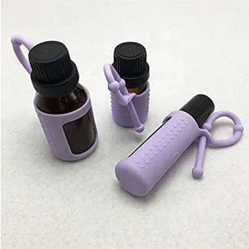 Silicone Roller Bottle Holder Sleeve for Essential Oils