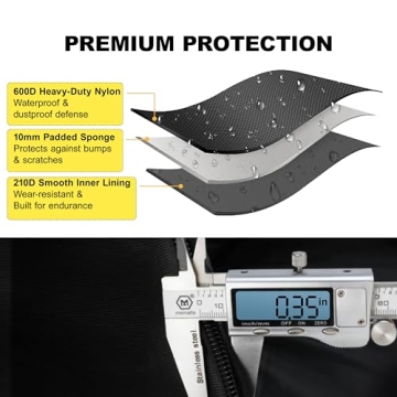 PPOPPO Acoustic Guitar Bag - Water Resistant, Durable, Lightweight