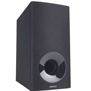 Denon DHT-S316 Home Theater Soundbar System with Wireless Subwoofer | Virtual Surround Sound Technology | Wall-Mountable | Bluetooth Compatibility | Smart & Slim-Profile | Black