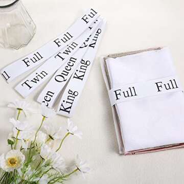 TOYMIS 8pcs Bed Sheet Organizer Bands, Bed Sheet Straps King Twin Full Queen Elastic Bed Sheet Straps Bedding Bands for Organizing Closet Wardrobe Bedroom Laundry Dormitory