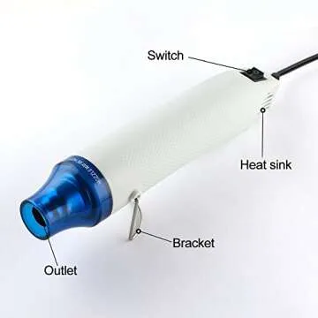 NEX Mini Hot Air Gun for Crafting and DIY Projects