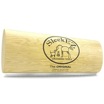 SleekEZ Dog Brush for Shedding & Grooming - Pet Hair Removal, deshedding and dog grooming tool