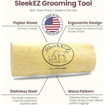 SleekEZ Dog Brush - Ultimate Shedding and Grooming Tool