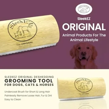SleekEZ Dog Brush - Ultimate Shedding and Grooming Tool