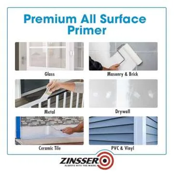 Zinsser 2001-2PK Bulls Eye 1-2-3 Water-Base Primer, Gallon, White, 2 Pack