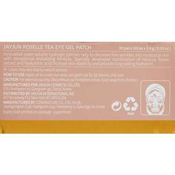Revitalizing JAYJUN Roselle Tea Eye Gel Patch - 60 Patches