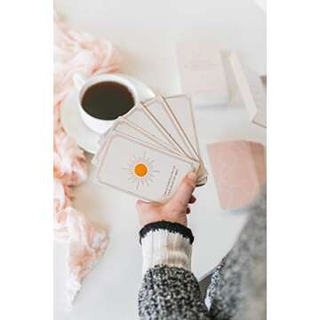 Affirmation Deck - 40 Positive Cards for Women - Inspirational and Motivational Daily Quotes - Perfect for Self-Care, Self-Love, Mindfulness, Stress Relief and Thoughtful Care Package Gifts