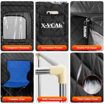 X-Vcak Home Sauna - Portable Steam Sauna for Relaxation