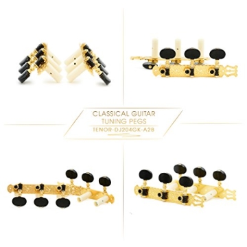 DJ204GK-A2B Tenor Guitar Tuners in Elegant Gold Finish