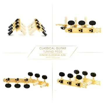 DJ204GK-A2B Tenor Guitar Tuners in Elegant Gold Finish
