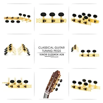 DJ204GK-A2B Tenor Guitar Tuners in Elegant Gold Finish