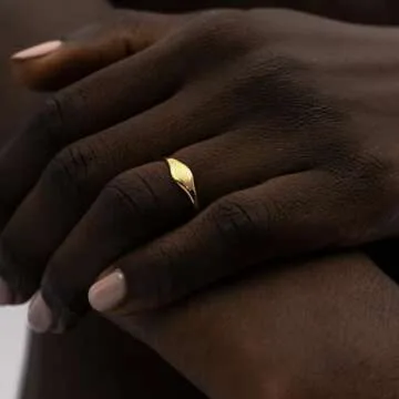 Hey Harper Gold Ring - Waterproof & Sweatproof Fashion